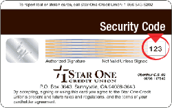 your 3 number code
