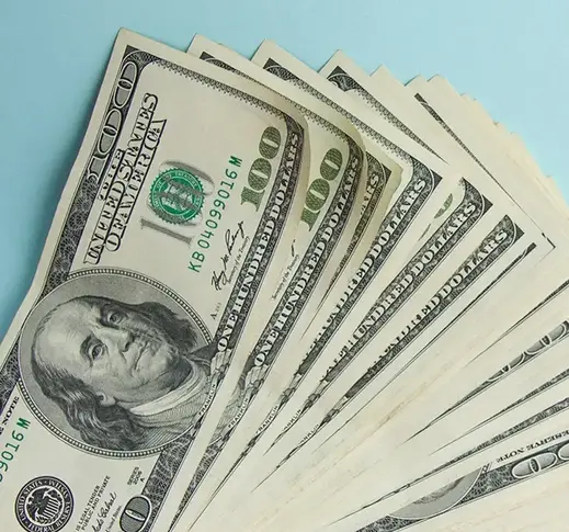 Several hundred-dollar bills