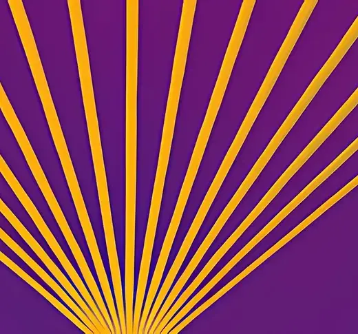 a yellow and purple background