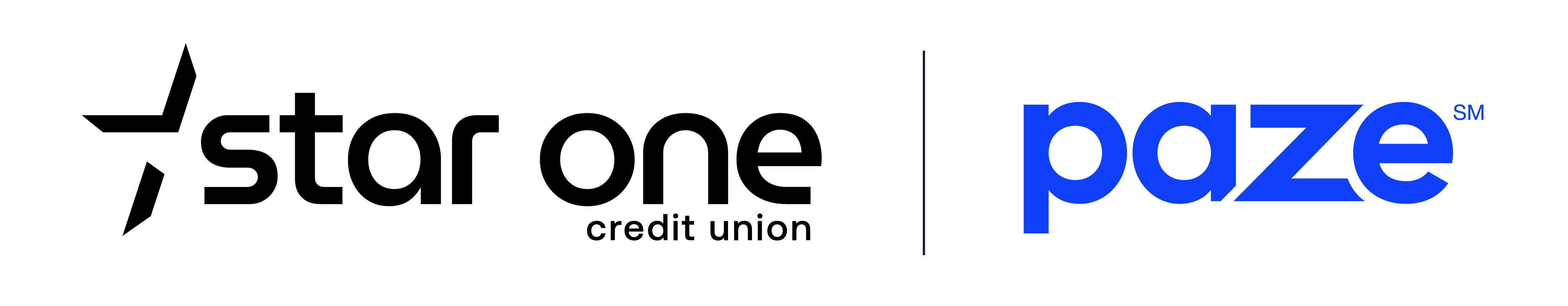 Paze Star One Logo Lockup Paze Star One Logo Lockup