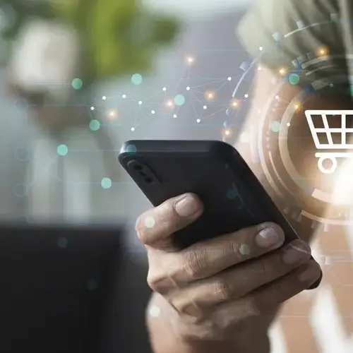 Shopping on a mobile phone